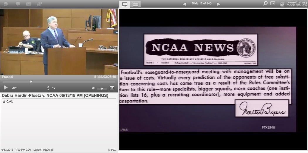 Texas Jury Hears Openings Statements In Landmark NCAA Football Brain Injury Trial